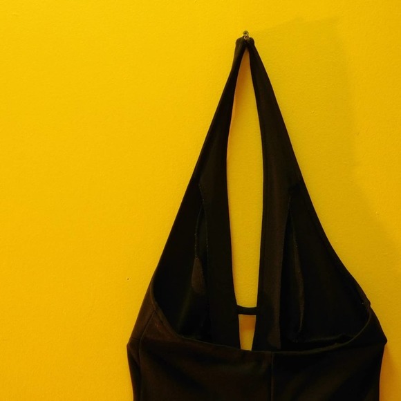 Vintage 1980's Disco Halter jumpsuit - Picture 3 of 4